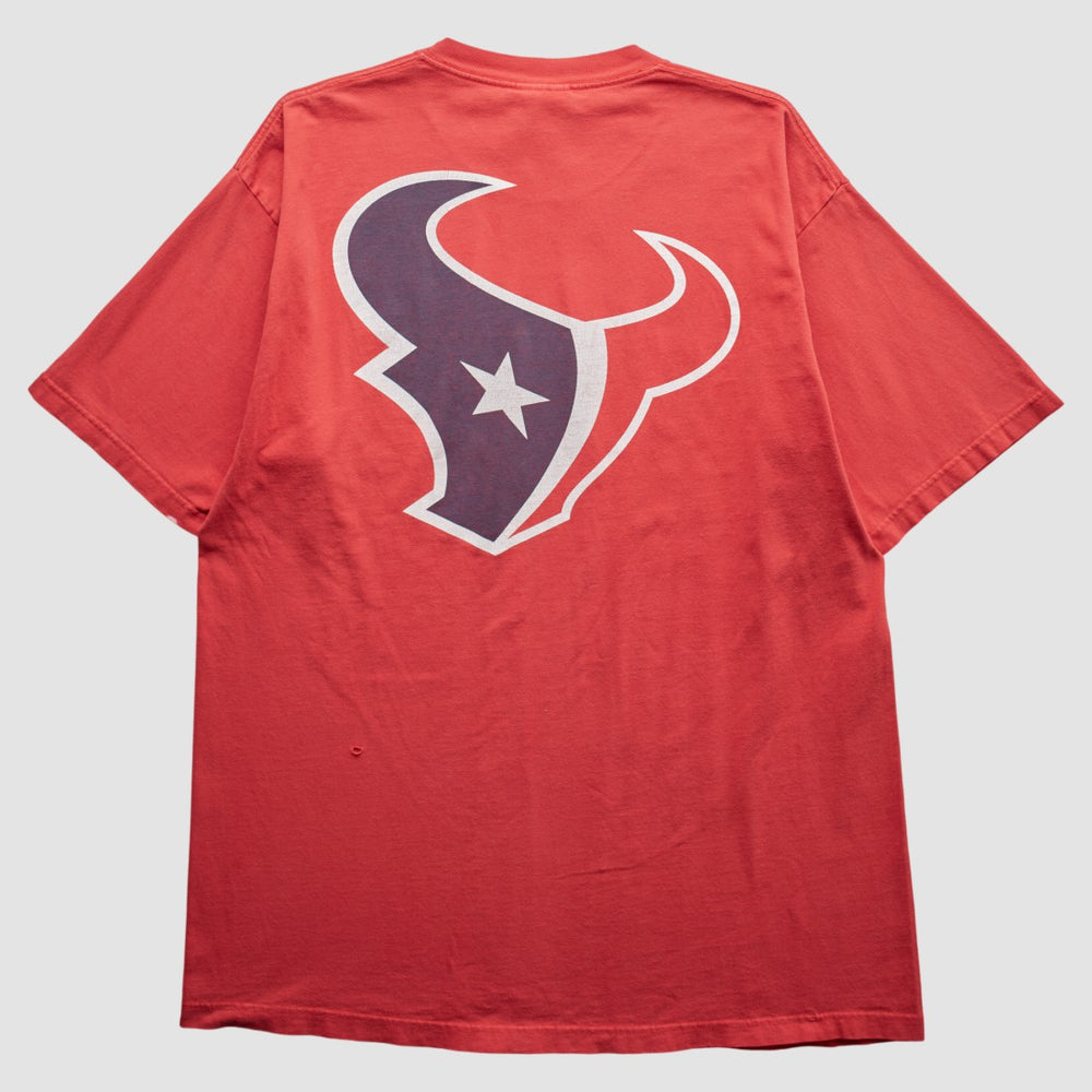 Houston Texans Reebok 2000s T-Shirt - Red Vintage - Fanatics
