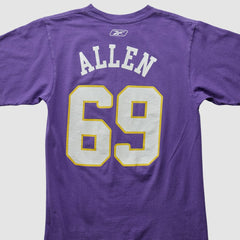 Minnesota Vikings Reebok 2010 T-Shirt - Purple Vintage - Fanatics
