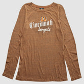 Cincinnati Bengals NFL 2010s T-Shirt - Brown Vintage - Fanatics