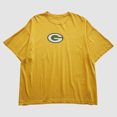 Green Bay Packers Reebok 2000s T-Shirt - Yellow Vintage - Fanatics