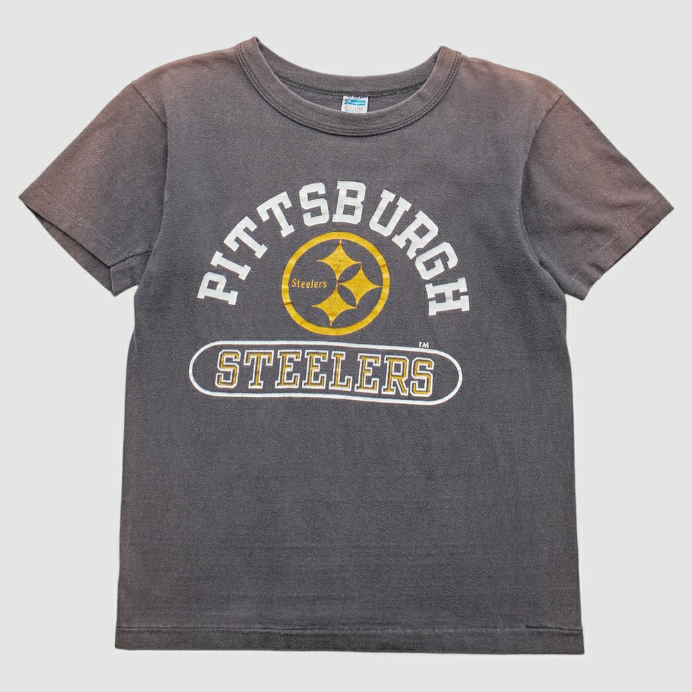 Pittsburgh Steelers Champion 70s T-Shirt - Gray Vintage - Fanatics