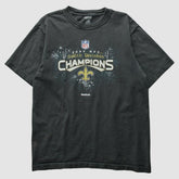 New Orleans Saints Reebok 2009 T-Shirt - Black Vintage - Fanatics