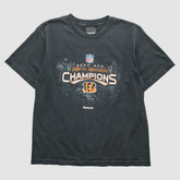 Cincinnati Bengals Reebok 2009 T-Shirt - Black Vintage - Fanatics