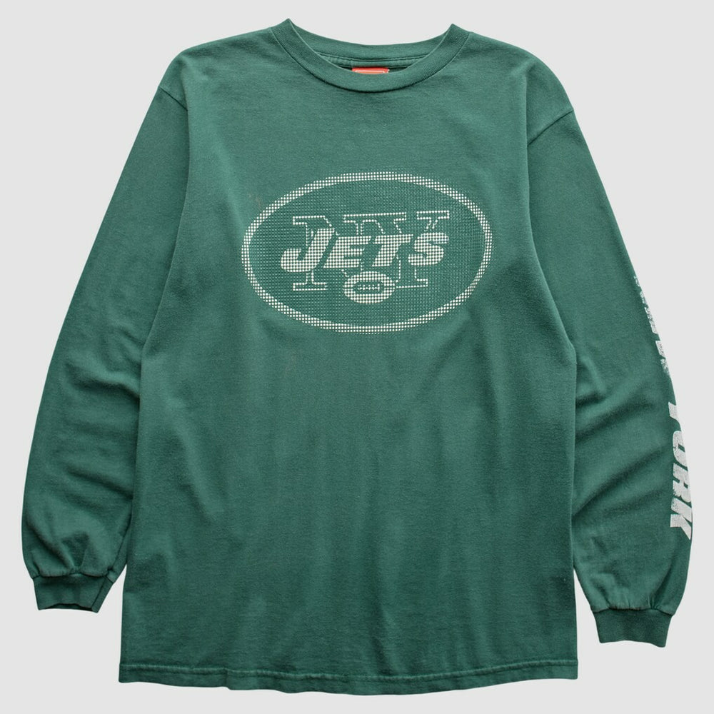 New York Jets NFL 2000s Long Sleeve T-Shirt - Green Vintage - Fanatics