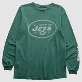 New York Jets NFL 2000s Long Sleeve T-Shirt - Green Vintage - Fanatics