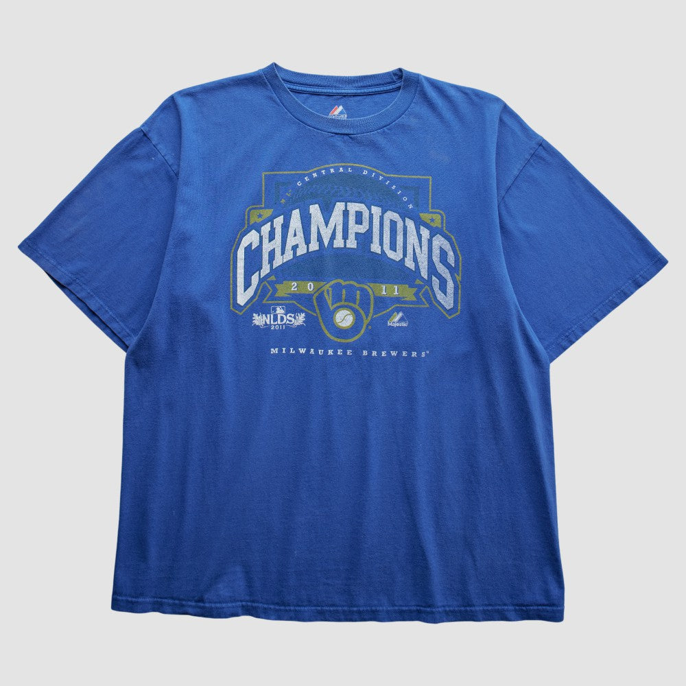 Milwaukee Brewers Majestic 2011 T-Shirt Sale