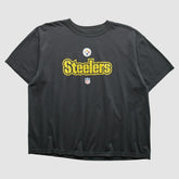 Pittsburgh Steelers 2000s T-Shirt - Black Vintage - Fanatics