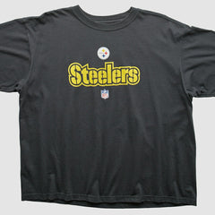 Pittsburgh Steelers 2000s T-Shirt - Black Vintage - Fanatics