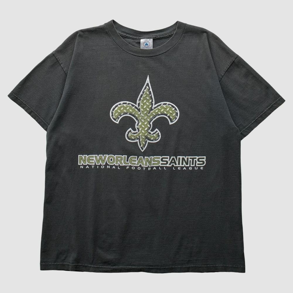 New Orleans Saints Delta 2000s T-Shirt - Black Vintage - Fanatics