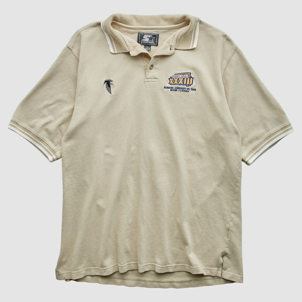 Atlanta Falcons Starter 1999 Polo - Beige Vintage - Fanatics