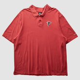 Atlanta Falcons Reebok 2010s Polo - Red Vintage - Fanatics