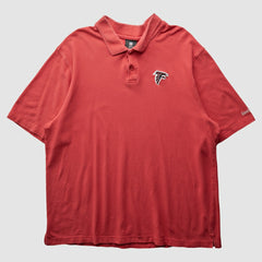 Atlanta Falcons Reebok 2010s Polo - Red Vintage - Fanatics