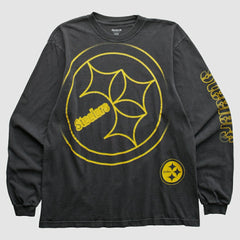 Pittsburgh Steelers Reebok 2000s T-Shirt - Black Vintage - Fanatics