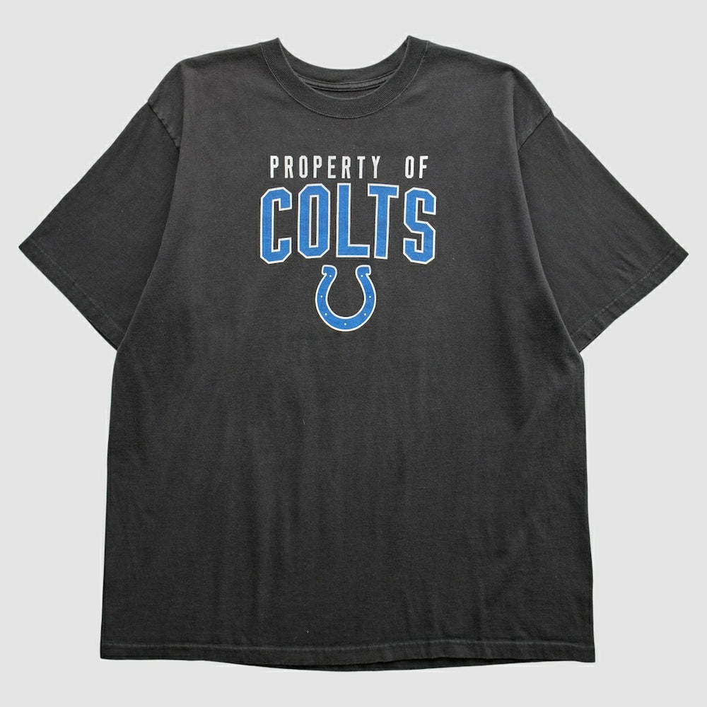 Indianapolis Colts Reebok 2000s T-Shirt - Black Vintage - Fanatics
