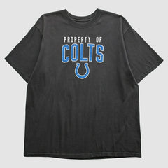 Indianapolis Colts Reebok 2000s T-Shirt - Black Vintage - Fanatics