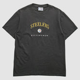 Pittsburgh Steelers Lee Apparel 90s T-Shirt - Black Vintage - Fanatics