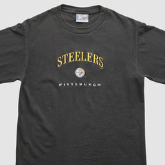 Pittsburgh Steelers Lee Apparel 90s T-Shirt - Black Vintage - Fanatics
