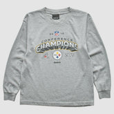 Pittsburgh Steelers Reebok 2010 Sweatshirt - Gray Vintage - Fanatics