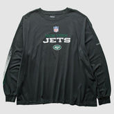 New York Jets Reebok 2000s T-Shirt - Black Vintage - Fanatics