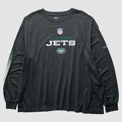New York Jets Reebok 2000s T-Shirt - Black Vintage - Fanatics