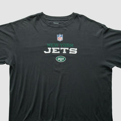 New York Jets Reebok 2000s T-Shirt - Black Vintage - Fanatics