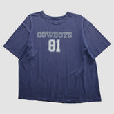 Dallas Cowboys Reebok 2000s T-Shirt - Navy Vintage - Fanatics