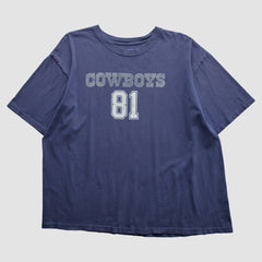 Dallas Cowboys Reebok 2000s T-Shirt - Navy Vintage - Fanatics