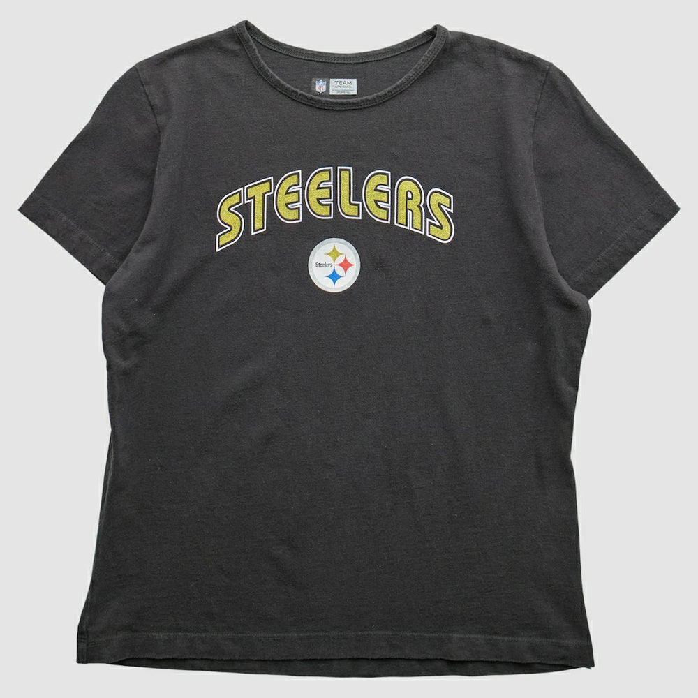 Pittsburgh Steelers NFL 2000s T-Shirt - Black Vintage - Fanatics