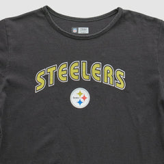 Pittsburgh Steelers NFL 2000s T-Shirt - Black Vintage - Fanatics