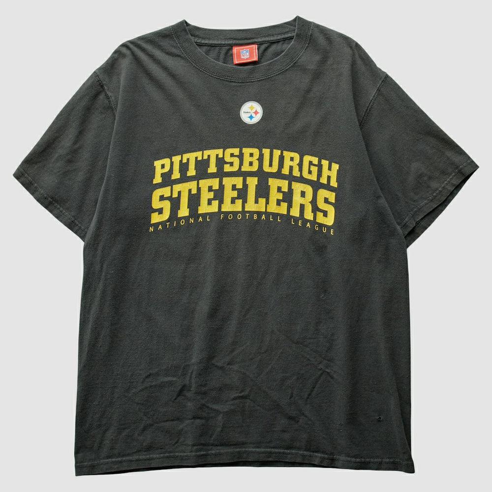 Pittsburgh Steelers NFL 2000s T-Shirt - Black Vintage - Fanatics
