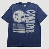 Dallas Cowboys Logo 7 1991 T-Shirt - Navy Vintage - Fanatics