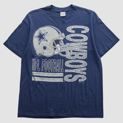 Dallas Cowboys Logo 7 1991 T-Shirt - Navy Vintage - Fanatics