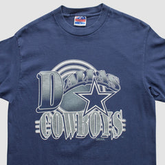Dallas Cowboys Trench 90s T-Shirt - Navy Vintage - Fanatics