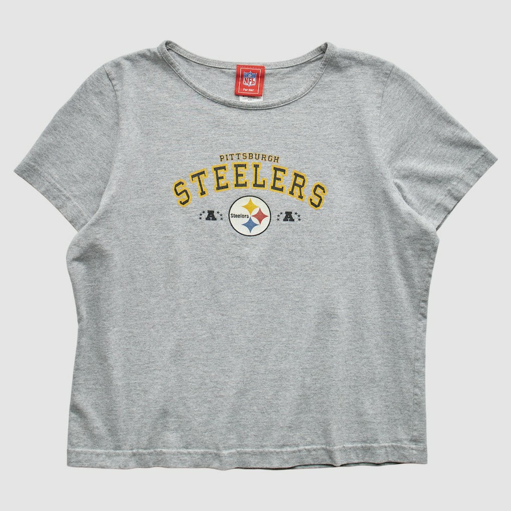 Pittsburgh Steelers NFL 2000s T-Shirt - Gray Vintage - Fanatics