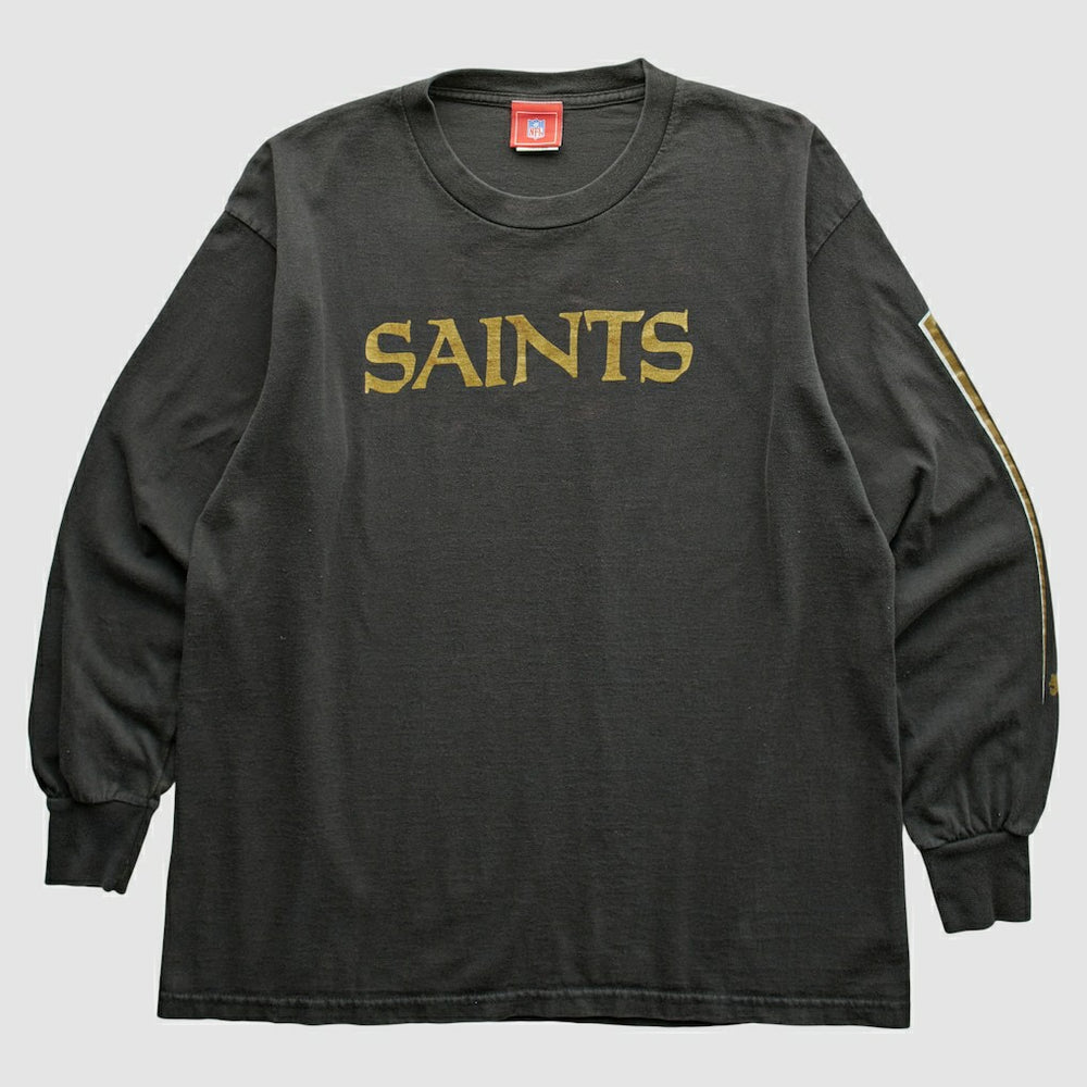 New Orleans Saints NFL 2000s T-Shirt - Black Vintage - Fanatics