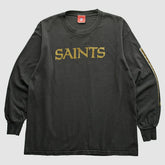 New Orleans Saints NFL 2000s T-Shirt - Black Vintage - Fanatics