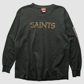New Orleans Saints NFL 2000s T-Shirt - Black Vintage - Fanatics
