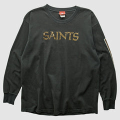 New Orleans Saints NFL 2000s T-Shirt - Black Vintage - Fanatics