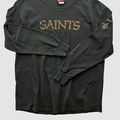 New Orleans Saints NFL 2000s T-Shirt - Black Vintage - Fanatics