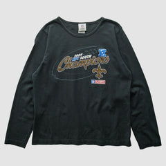 New Orleans Saints NFL 2009 T-Shirt - Black Vintage - Fanatics
