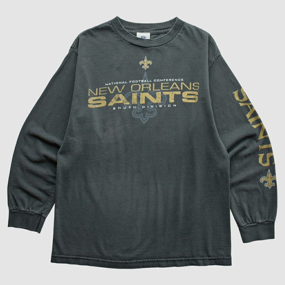 New Orleans Saints NFL 2000s T-Shirt - Black Vintage - Fanatics