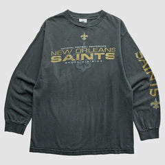 New Orleans Saints NFL 2000s T-Shirt - Black Vintage - Fanatics