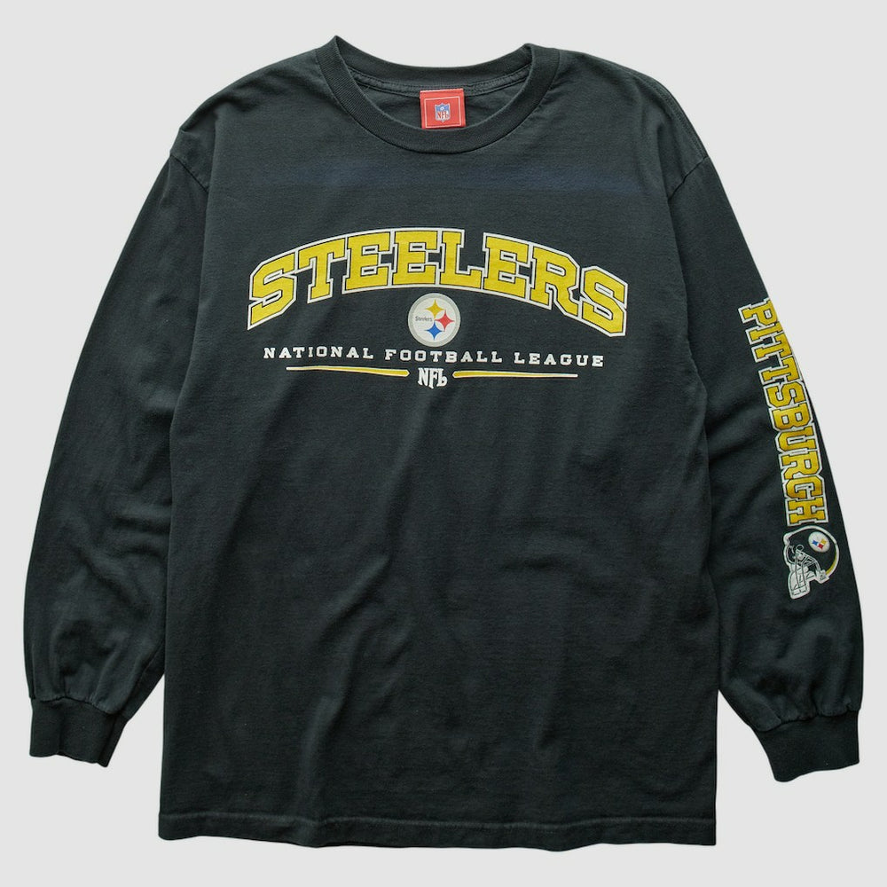 Pittsburgh Steelers NFL 2000s T-Shirt - Black Vintage - Fanatics