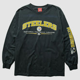Pittsburgh Steelers NFL 2000s T-Shirt - Black Vintage - Fanatics