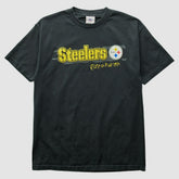 Pittsburgh Steelers NFL 2000s T-Shirt - Black Vintage - Fanatics
