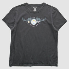 Pittsburgh Steelers Reebok 2009 T-Shirt - Gray Vintage - Fanatics