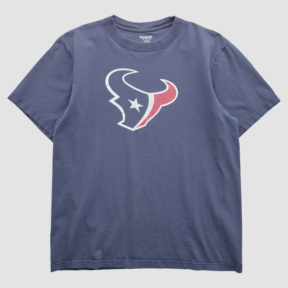 Houston Texans Reebok 2000s T-Shirt - Navy Vintage - Fanatics