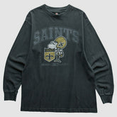 New Orleans Saints NFL 2010s T-Shirt - Black Vintage - Fanatics