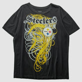 Pittsburgh Steelers Reebok 2000s T-Shirt - Black Vintage - Fanatics