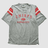 Kansas City Chiefs Lee Apparel 2000s T-Shirt - Gray Vintage - Fanatics